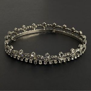 VINTAGE CROWN INAUGURATION CROWN FROM THE 1950s QUEENS CROWN SILVER/CRYSTALS